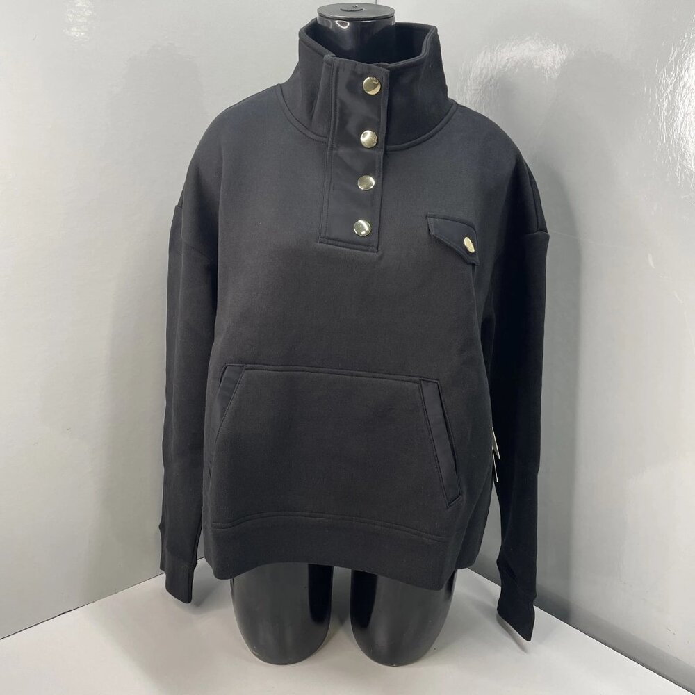 Tuckernuck Black Funnel Neck Pullover